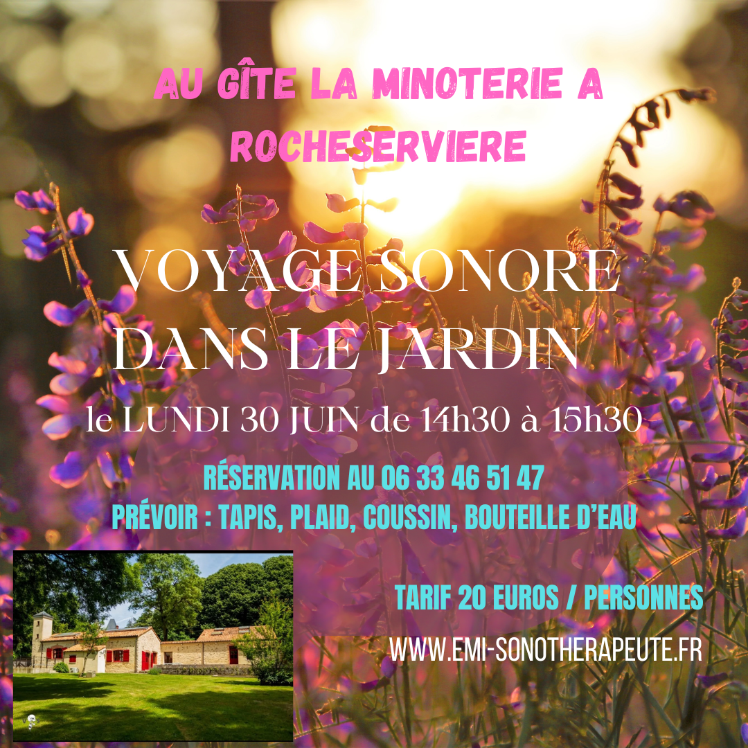 Voyage sonore jardin